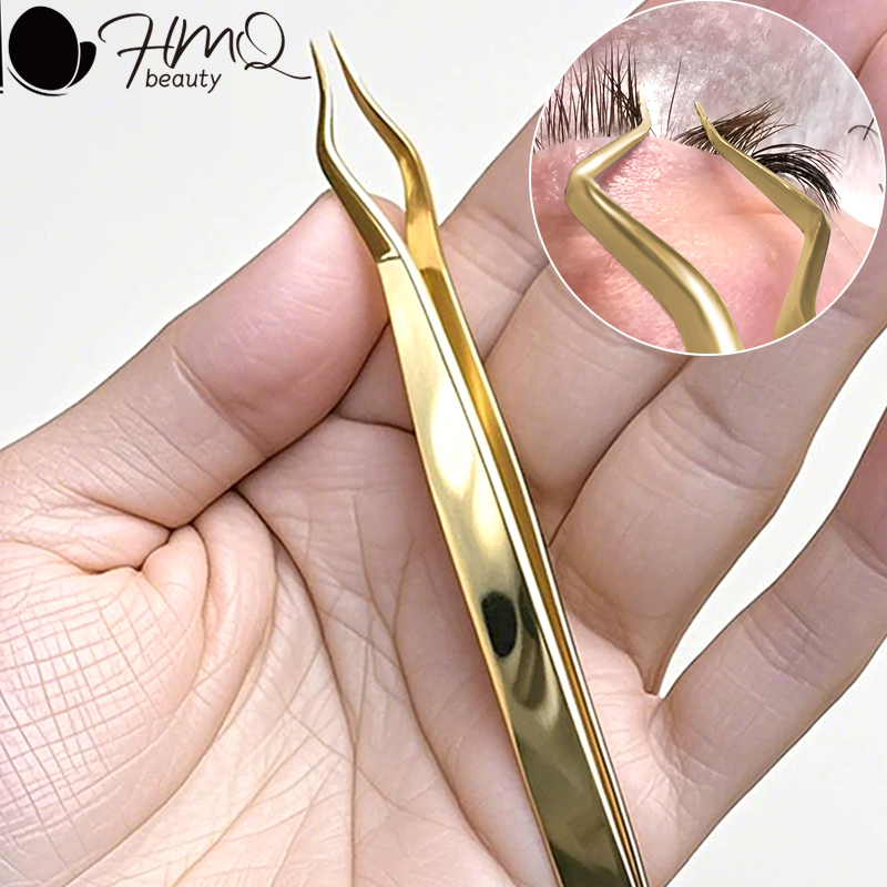 Isolation Tweezer Curved - 5/1 قطعة جديد الفولاذ المقاوم للصدأ