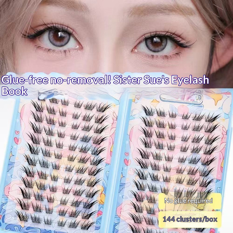 Eyelash Extension Glue For Sensitive Eyes - 120 مجموعة لا حاجة إلى غراء