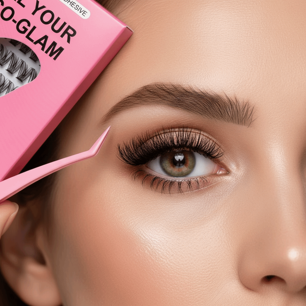 Eyelash Extension Look - طقم تمديد الرموش بمظهر طبيعي للتركيب