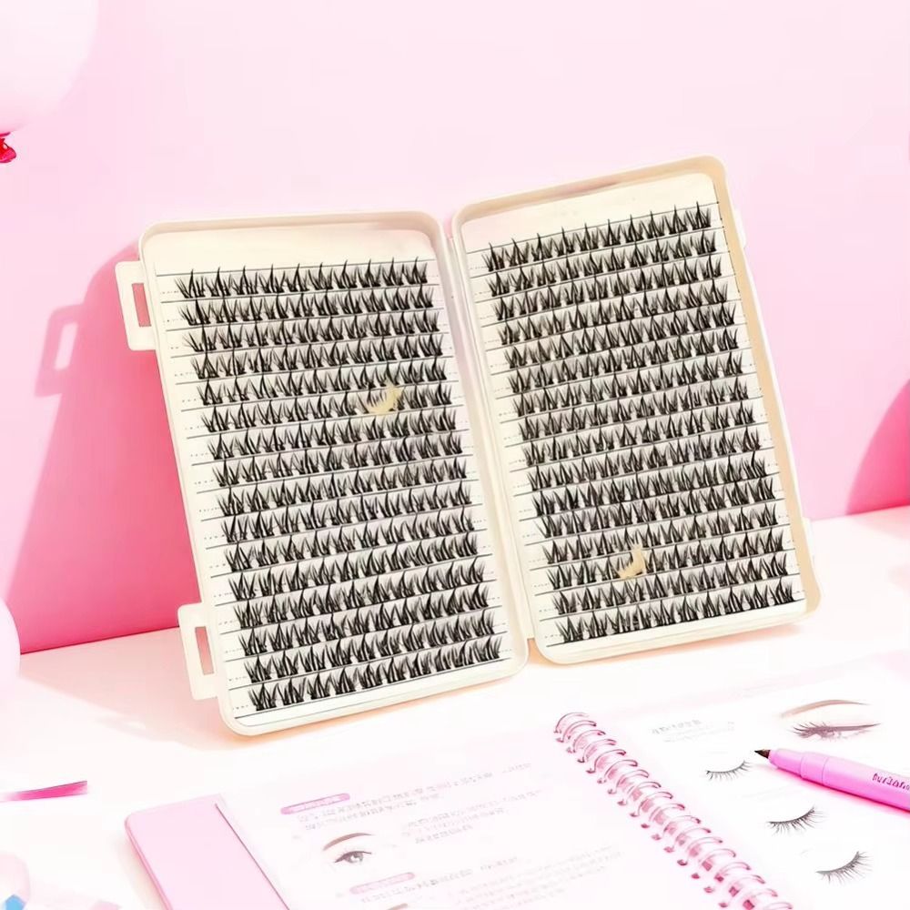 Eyelash Extension Look - رموش صناعية بمظهر طبيعي، تصميم كثيف