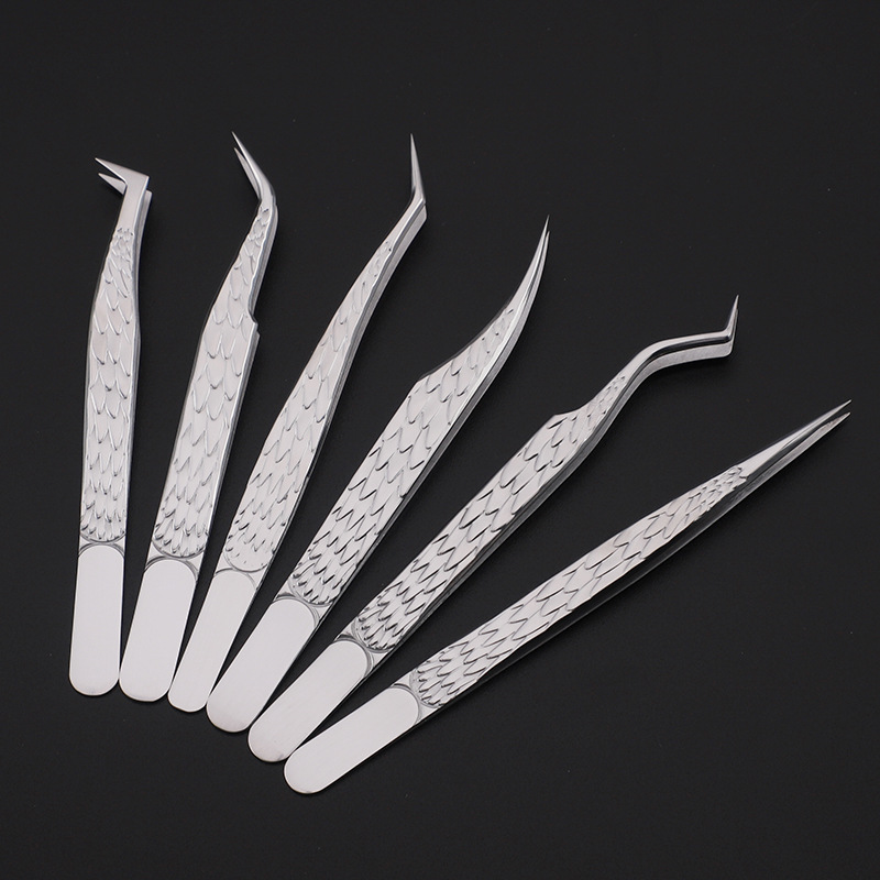 طقم ملاقط رموش 6 قطع، منحنية ل - مراجعة Isolation Tweezer Curved وسعره