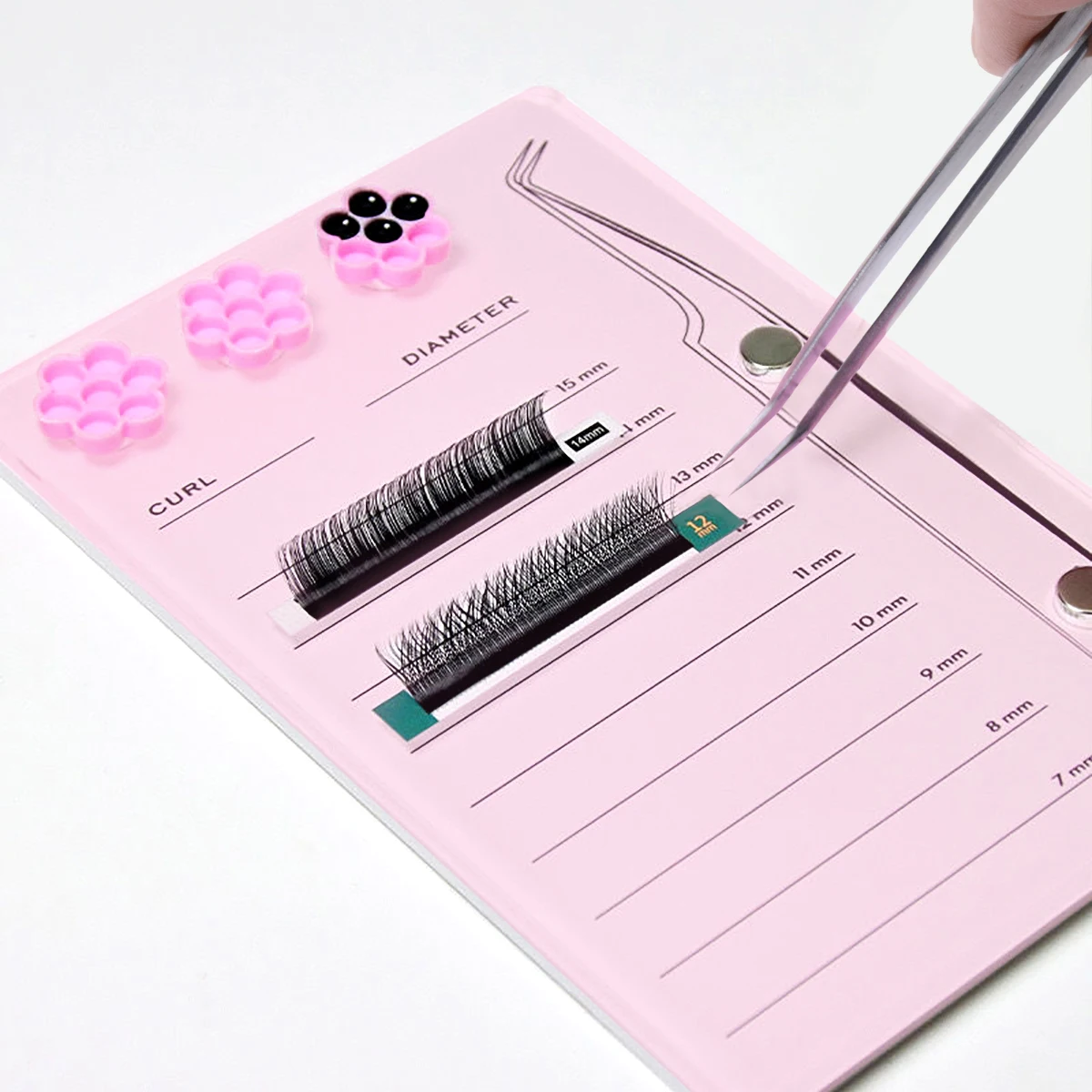 لوح رموش أكريليك مغناطيسي مع ل - مراجعة Eyelash Extension Menu وسعره