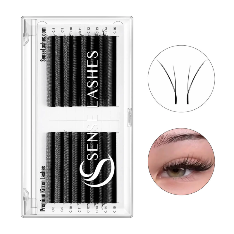 رموش SENSE Fox YY على شكل رموش - مراجعة Eyelash Extension Y Shape وسعره