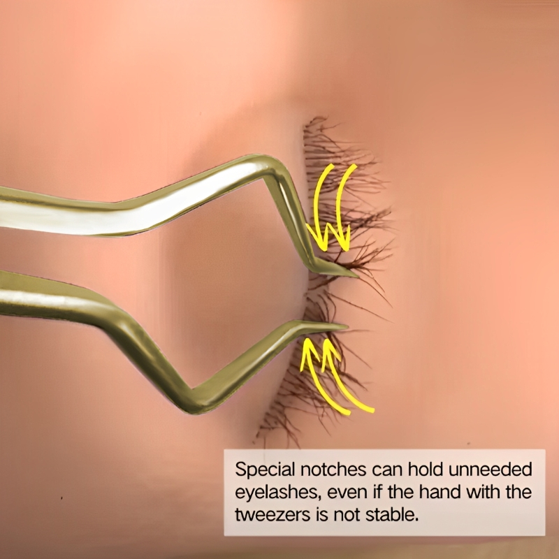 5/1 قطعة جديد الفولاذ المقاوم  - مراجعة Isolation Tweezer Curved وسعره