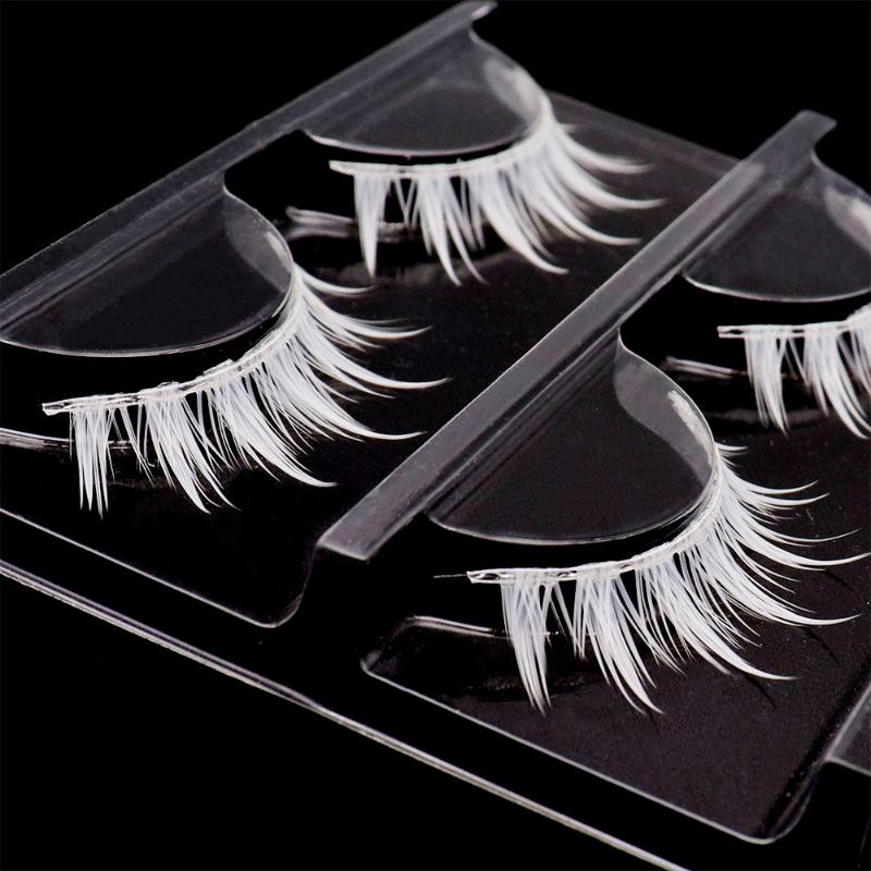 3 أزواج من الرموش البيضاء للكو - مراجعة Eyelash Extension Look وسعره