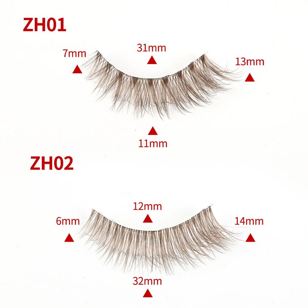 7 أزواج من الرموش الصناعية الب - مراجعة Eyelash Extension Cat Eye Wispy وسعره