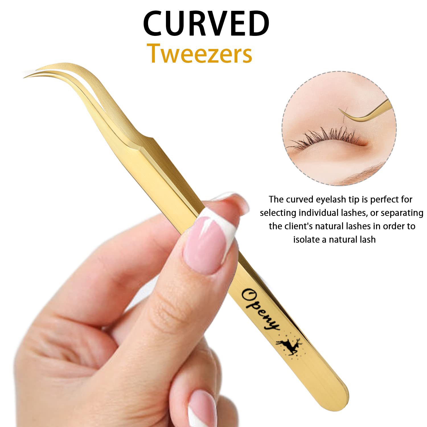 ملقط تمديد الرموش الاحترافي ال - مراجعة Isolation Tweezer Curved وسعره