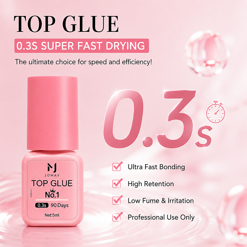 غراء رموش JOMAY فائق القوة 0.3 - مراجعة Eyelash Extension Glue For Sensitive Eyes وسعره