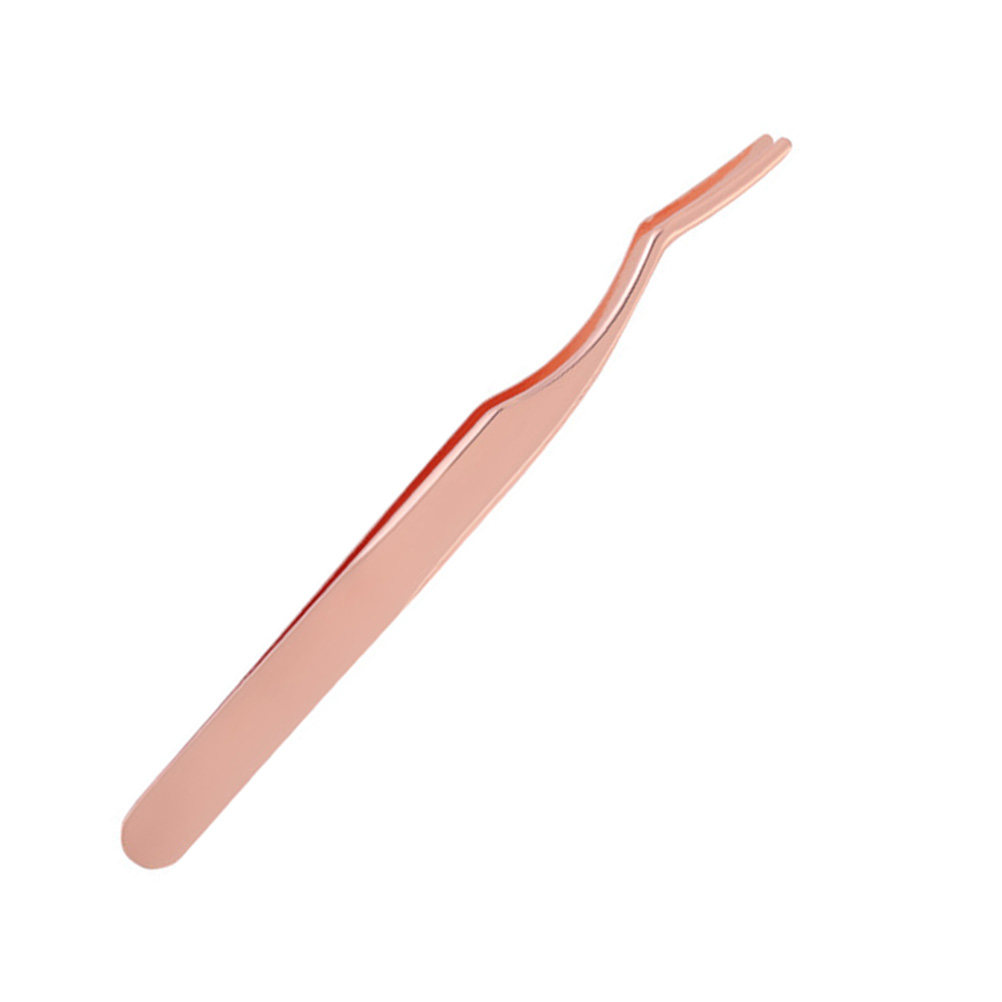 قطعتان من ملاقط الرموش المعدني - مراجعة Isolation Tweezer Curved وسعره
