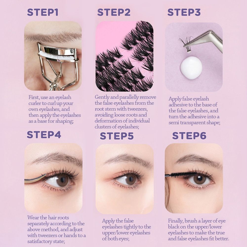 رموش صناعية طبيعية المظهر بـ 1 - مراجعة Eyelash Extension Look وسعره