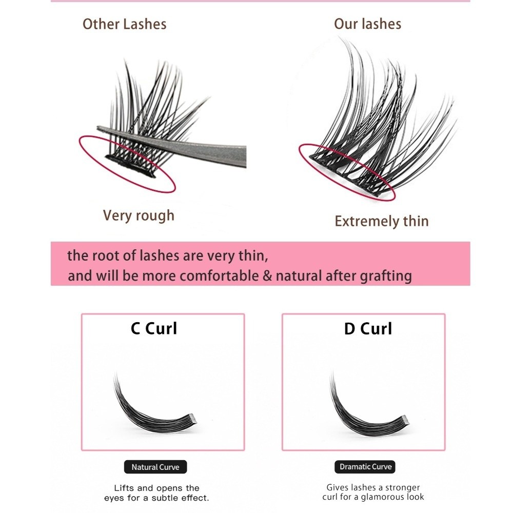 طقم تمديد الرموش بمظهر طبيعي ل - مراجعة Eyelash Extension Look وسعره