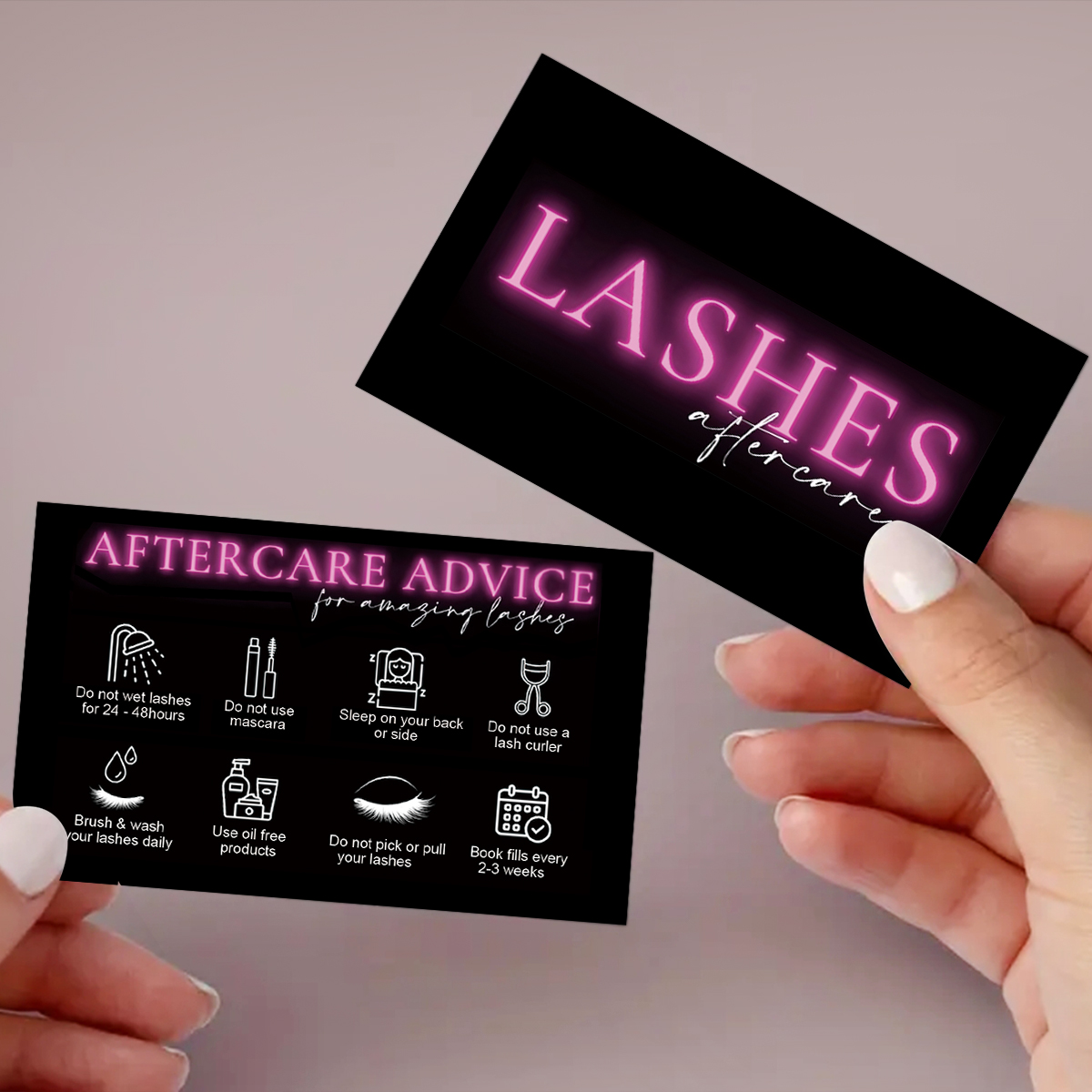 50 قطعة/الوحدة الرخام رمش بطاق - مراجعة Eyelash Extension Menu وسعره