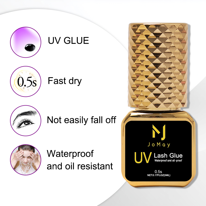 صمغ رموش أسود من JOMAY سريع ال - مراجعة Eyelash Extension Glue For Sensitive Eyes وسعره