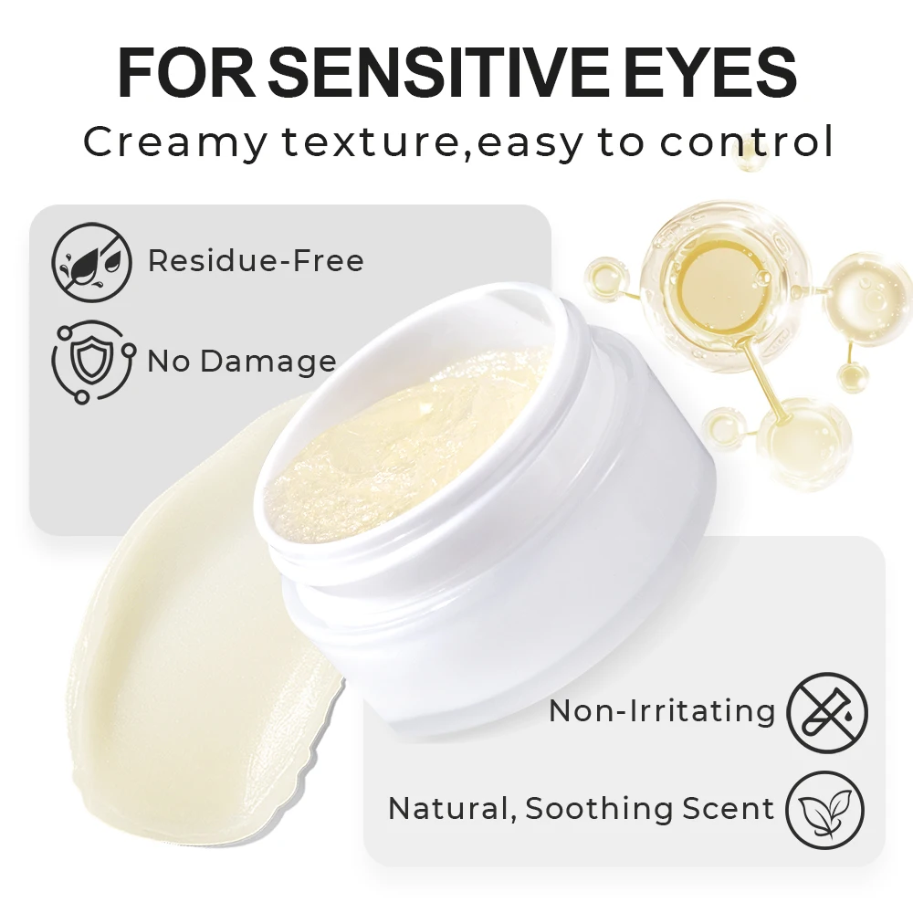 كريم إزالة غراء الرموش الاحترا - مراجعة Eyelash Extension Glue For Sensitive Eyes وسعره