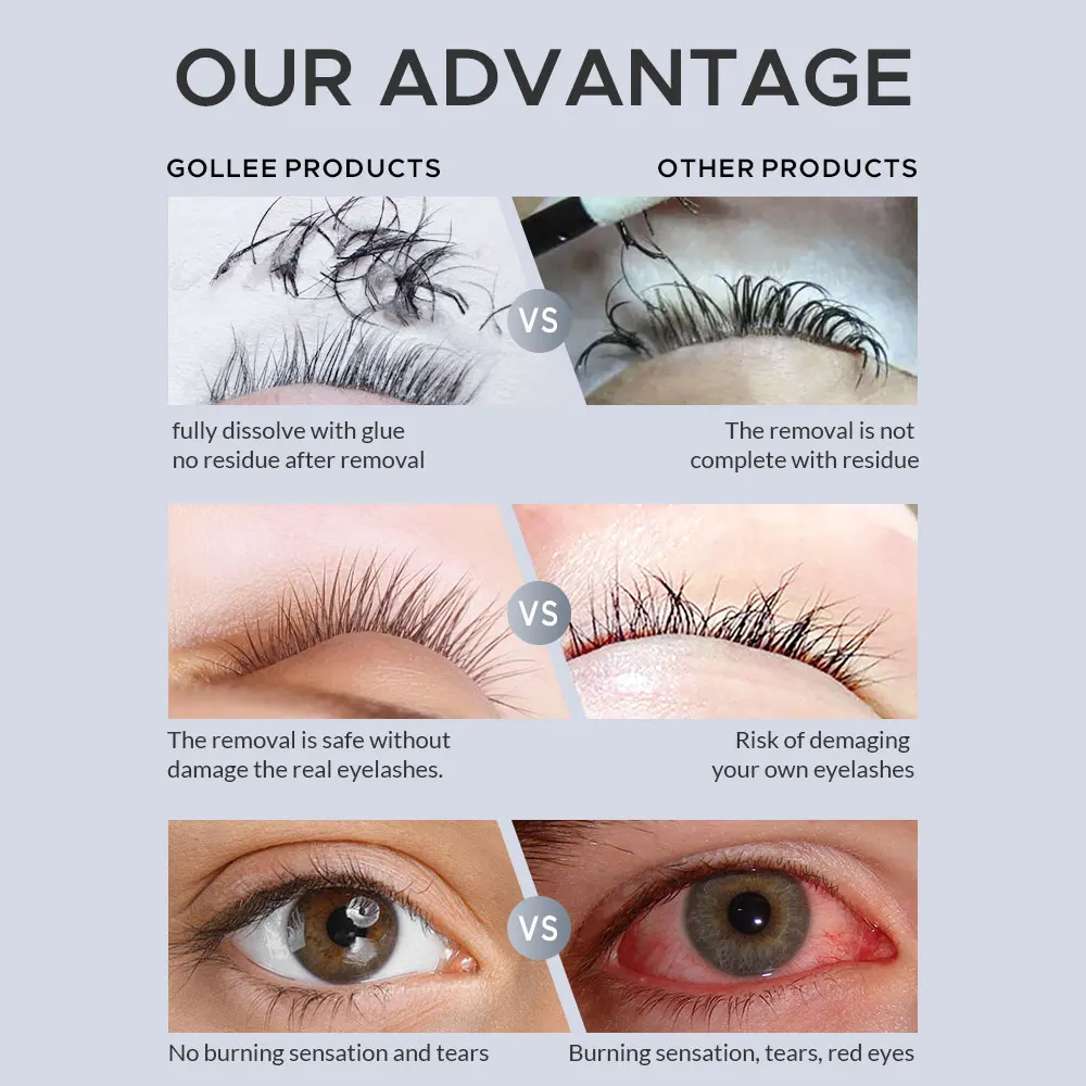 كريم إزالة غراء الرموش الاحترا - مراجعة Eyelash Extension Glue For Sensitive Eyes وسعره