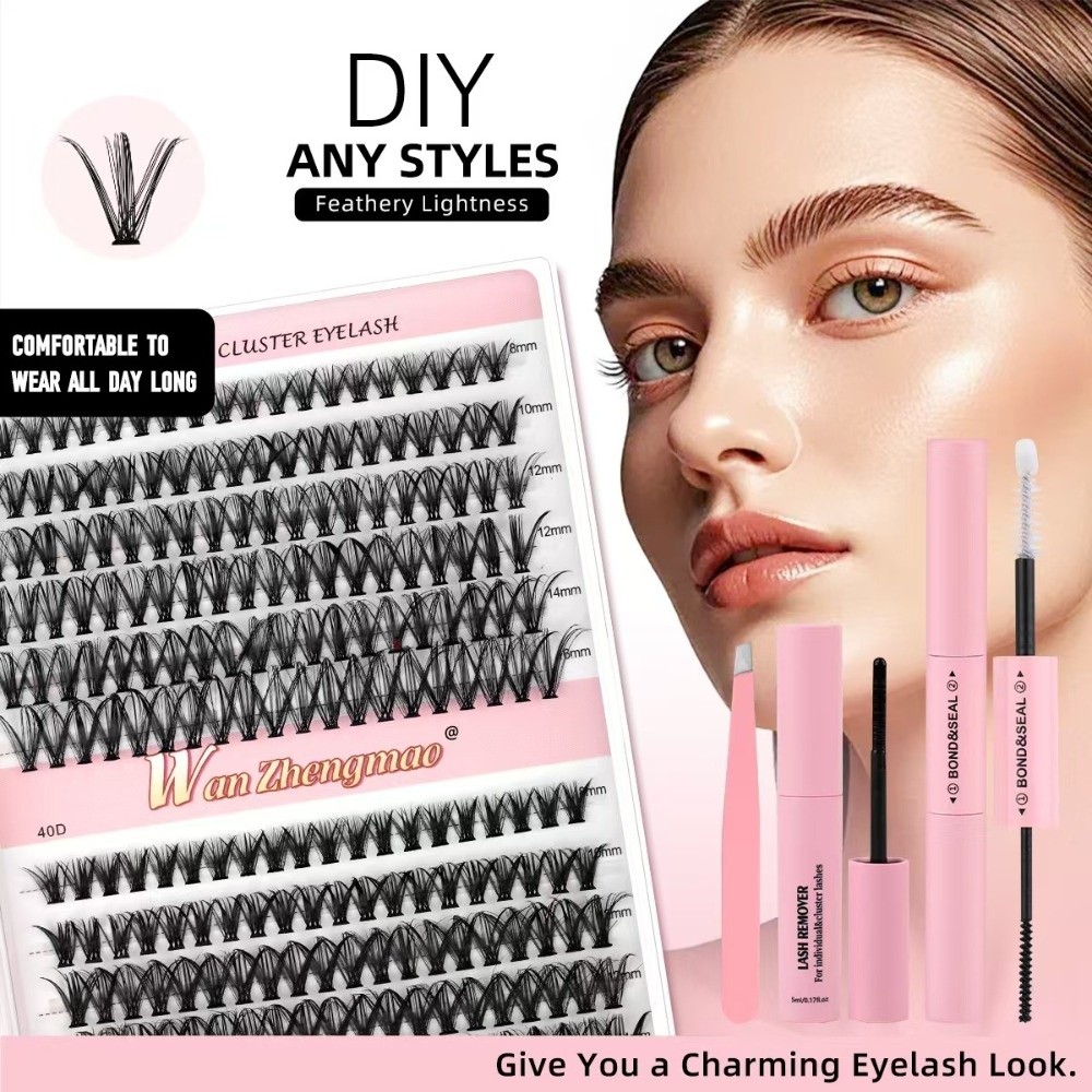 رموش صناعية طبيعية المظهر بطول - مراجعة Eyelash Extension Look وسعره