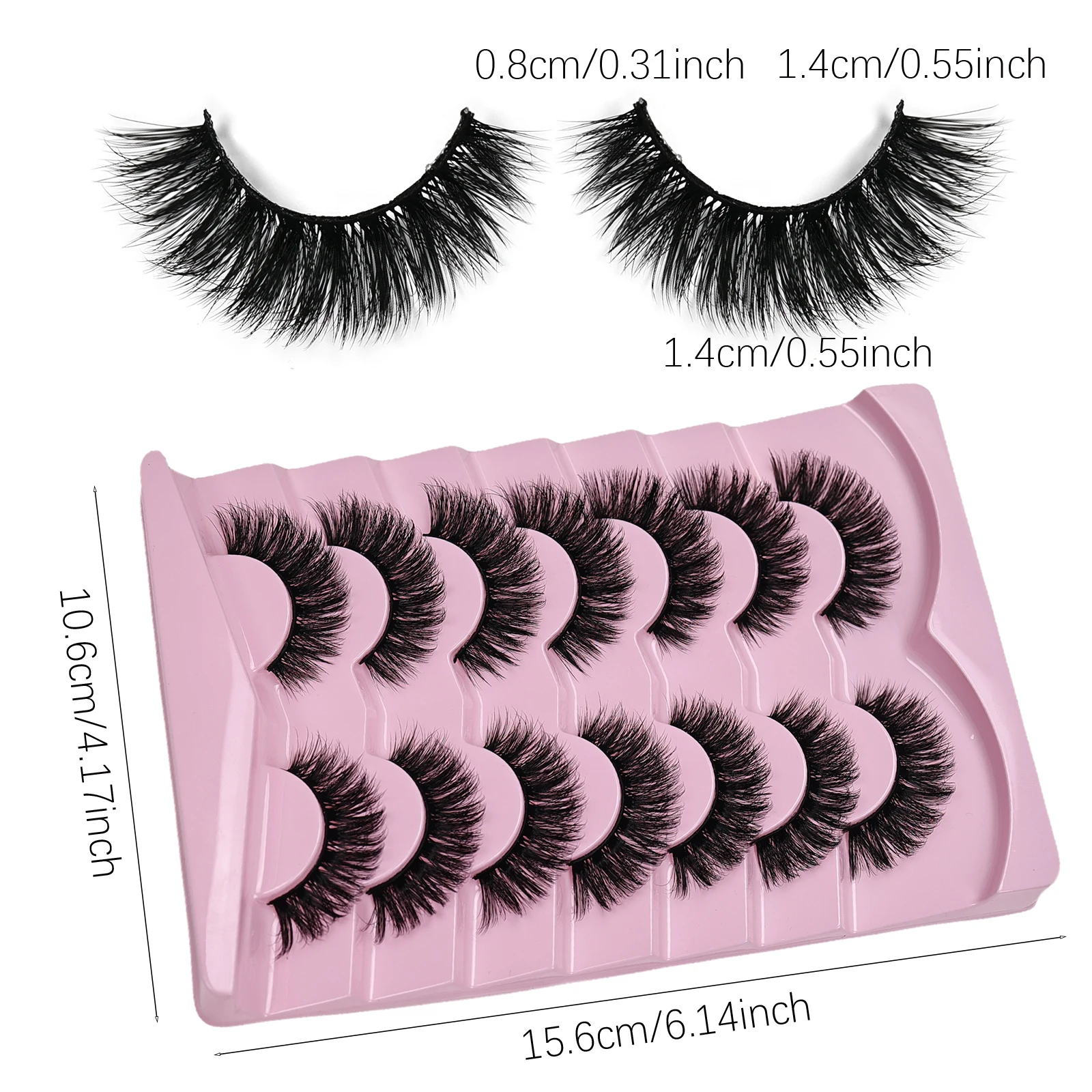 حجم الرموش وهمية رقيق ، رموش ن - مراجعة Eyelash Extension Cat Eye Wispy وسعره
