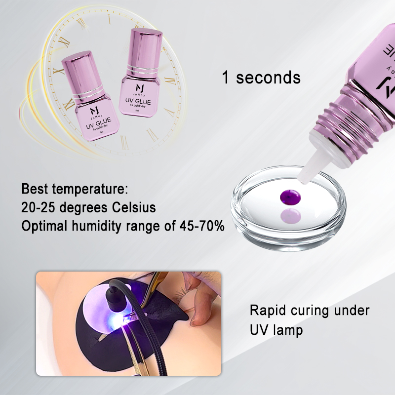 JOMAY 3 زجاجات من غراء الرموش  - مراجعة Eyelash Extension Glue For Sensitive Eyes وسعره